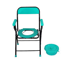 Foldable commode chair